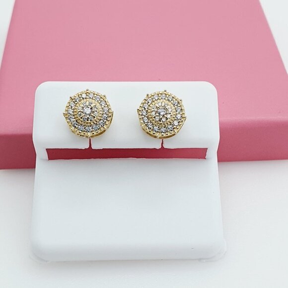 - "925 Sterling Silver Cubic Zirconia Earrings, U19254635 - Picture 7 of 11